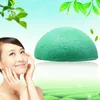 2016 Hot Selling Natural Konjac Konnyaku Facial Puff Face Wash Cleansing Sponge Green Makeup Beauty Tools Free Shipping