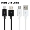 Más barato 200pcs Cable Micro USB Cable de carga del teléfono móvil 90 cm USB2.0 Cable de carga de sincronización de datos para teléfono celular Android