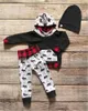 Weihnachten Baby Kleidung Sets Neugeborenen Baby Jungen Outfits Weihnachten Hirsch Gedruckt Langarm Mit Kapuze Sweatshirt + Lange Legging Deer Hosen set Kleidung