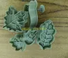 50sets/lot 4pcs kit DIY Tree leaf Cookies Cutter Spring Pressing Mould Fondant Mold Cake Decorating Tools