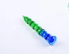 The Blue and Green Bamboo Pen Glass Yanju Accessories ,Wholesale Bongs Oil Burner Glass Pipes Water Pipes Glass Pipe Oil Rigs Smoking