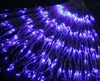 LED Waterfall String Curtain Light Water Flow Christmas 6m * 1.5m 300 LED Wedding Party Wakacje Dekoracji Wróżki Światła Sznur