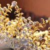 Bridal Jewelry Baroque Tiara Crown Women Vintage Headband Rhinestone Crystal Crown Crystal Rhinestone Tiara Prom Party Hair Jewelry HJ119