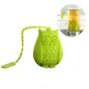 Silicone Owl Loose Tea Infuser Filter Strainer Diffuser Novelty Perforated Birds #R571