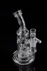 New Egg Bongs Percolator High 10inch Quality Smoking Hookahs Helix Recycle Glass Bongs Free Shipping 14mm bowl