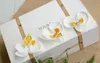 25PCS Silk Butterfly Orchids Artificial Flowers Head Orchid Arrangements for Wedding Car Home Decoration Mariage Flores Cymbidium Flowers