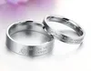 Heart Titanium Steel Couples Rings Fashion Jewelry High Quality Love Wedding Party Gift Rings Wholesale Korean Style New Style