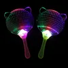 New hot, colorful luminous fan, flashing fan, luminous toy, performance ball, props, wholesale and selling