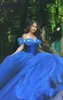 Off Sweety Evening 2017 Shoulder Tull with Applique Ball Gown Pangent Gowns Back Zipper Tiered Custom Made Formal Party Dresses New s