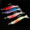 10 teile/los 4 Farbe Gemischt 6 CM 3G Garnelen Weiche Köder Lockt Einzel Haken Angelhaken Angelhaken Künstliche Köder pesca Tackle Accessor1419718