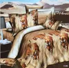 2021 Home Textiles 3D animal Reactive printing cotton 4 pcs bedding set duvet quilt cover/bed sheet Pillowcase bedclothes BB002