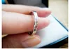 Vendita calda argento massiccio sterling 925 anelli 7 * 9mm anello citrino naturale al 100% regalo di compleanno per gioielli in argento donna