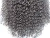 Brezilyalı saçlar Afro -Amerikan Afro Kinky Kıvırcık Saç Klipsi İnsan Saç Uzantıları Doğal Siyah Klipler Uzantıları