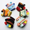 5-15 ans nouveauté 2017 hiver enfants gants chaud bébé garçons filles mitaines enfants tricoté Patchwork épaissir gants