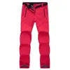 Winter ski pants women solft shell pants plus size waterproof snow pants thicken fleece hiking pant snowboard trousers299f