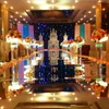 2018 Luxury Wedding Backdrop Decor Mirror Carpet Gold Silver Double Side Aisle Runner For Party Decoration Supplies