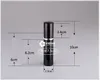 10ml Travel Perfume Spray Bottle Small Portable Refillable Pump Spray Atomizer Aluminum Bottles Home Fragrances Black/silver