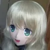 (C2-034) Top Qualität Handgemachte Weibliche Silikonkautschuk Vollgesichts Anime KIG Maske Cosplay Kigurumi Masken Crossdresser Puppe