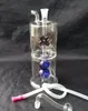 Bong in vetro con zucca floreale - pipa per narghilè in vetro Gong in vetro - piattaforme petrolifere bong in vetro pipa per narghilè in vetro - vaporizzatore vap