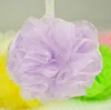 Bola de banho colorida puxar banho chuveiro bolha de sabão macio lavagem do corpo esfoliar esponja malha net bola bucha flor banho ball5308219
