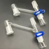 14mm 18mm vetro dropdown adattatore recuperatore adatto per piattaforme petrolifere bong Convertitore drop down per narghilè