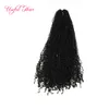 Synthetisch Zizi Crochet Vlechten Haar Kinky Krullend Vlechten Haar Micro Braid Haak Hair Extensions Marley voor zwarte vrouwen