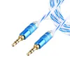 3,5 мм Стерео аудио Aux кабель двойной цветной провод вспомогательные шнуры Джек мужчина к мужчинам M / M 1M / 3FT для мобильного телефона Samsung 200 шт. Нет пакета