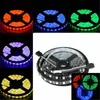 Черный PCB 5M 5050 RGB Led Lights 300 LED 60led / m SMD Водонепроницаемый IP65 DC 12V Гибкая полоса света Теплый / Холодный Белый Красный Зеленый Синий