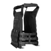 Lätt JPC Modular MolletActical Hunting Vest, Ballistic Armor Plate Carrier, Outdoor Cs Field Protection Kit med Quick Response Syetem