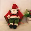 Party Decor Santa Claus Hem Tak Juldekoration Parachute Doll Pendant Strap Toy Christmas Tree Decoration