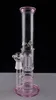 Nieuwste Roze Bongs Te koop Twee functie 9 Arm Percolator 18.8mm Glas Bongs Glas Water Pijp Hookah S58