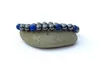 SN0132 Nuovi arrivi Bracciale da uomo in ematite Bracciale tribale con lapislazzuli intero 3185