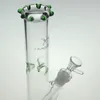 Nuove ciotole da 10 "bong perc per narghilè Tubi d'acqua in vetro a tubo dritto Oil rig joint bong pipa da fumo Spedizione gratuita