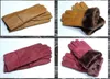 Winter women wool gloves Five Fingers sheepskin wool gloves locomotive suture 100% genuine wool inner factory prices sale