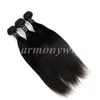 Unverarbeitetes Echthaar, brasilianisches Haar, bündelt Tressen, 8–86,4 cm, unverarbeitete peruanische, mongolische, indische, malaysische Nerz-Menschenhaarverlängerungen