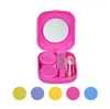 Porfessional Mini Mirror Contact Lens Travel Kit Easy Carry Case Storage Holder Container Box