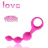 Gourd Shape Orgasm Silicone Anal Beads Balls Butt Plug Ring Play Adult Sex Toy #R571