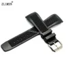 Diver Silicone Rubber Watch Bands 22mm for IWC MEN Black Strap & for IWC buckle ZLIMSN Brand2085