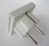 Wielka Brytania Euro EU AC Power Travel Plug Adapter Adapter Converters White