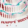 幸せな誕生日の祝福の創造的な桐生3D封筒の折りたたみ式紙芸術彫刻とギフトグリーティングカード
