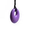 Silicone Teething Pendants Chewable Silicone Round Pendant Nontoxic BPA and Phthalate Free Necklace Pendants for Mom and Baby Teether