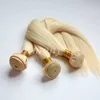 Virgn Human Hair tisse des paquets de cheveux brésiliens trames 613 Bleach Blonde Peruvian Indien malaisien cambodgien Hair 8868639
