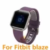 Bracelet de montre en silicone souple de remplacement pour bracelet de montre de sport Fitbit Blaze (sans tracker)