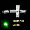 4000 stks / haspel 0.2W SMD 5730 5630 Jade Green LED-lampdioden Ultra Bright