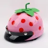 2020 Nieuwe zomer Strawberry Cartoon Motorhelmhelm ABS Lovely Half Face Helmen Four Seasons Algemene vrouwen Size241K2319195