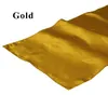 Pack of 10PC Satin Table Runners for 12X108 inch Ribbon Cloth Tables Flag Wedding Party Supplier Banquet Dinning Room Accessories 6532600