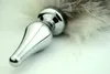 Nouveau style petit moyen gros godemichet anal adulte jouet sexy queue de renard plug anal métal godemichet anal jouet sexuel anal Bdsm Sm jouets sexuels 1922501