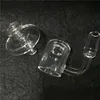 Core Reactor Cuarzo Banger clavo con nuevo diseño Vidrio Direccional Flujo de aire Carb Cap Hembra Macho 14 mm 18 mm Junta 90 grados Cubo para dab bon