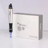 Electric Derma Pen Stämpel Auto Micro Needle Dr.Pen Trådlös Anti Aging Hud Therapy Device Hudvårdsmaskin med 20st nålpatroner