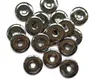 Shop 6pcs Hematite Donut stone 30mm disc Silver Gray Hematite Gemstone Pi Donut Focal Pendant Hemaite jewelry9364211